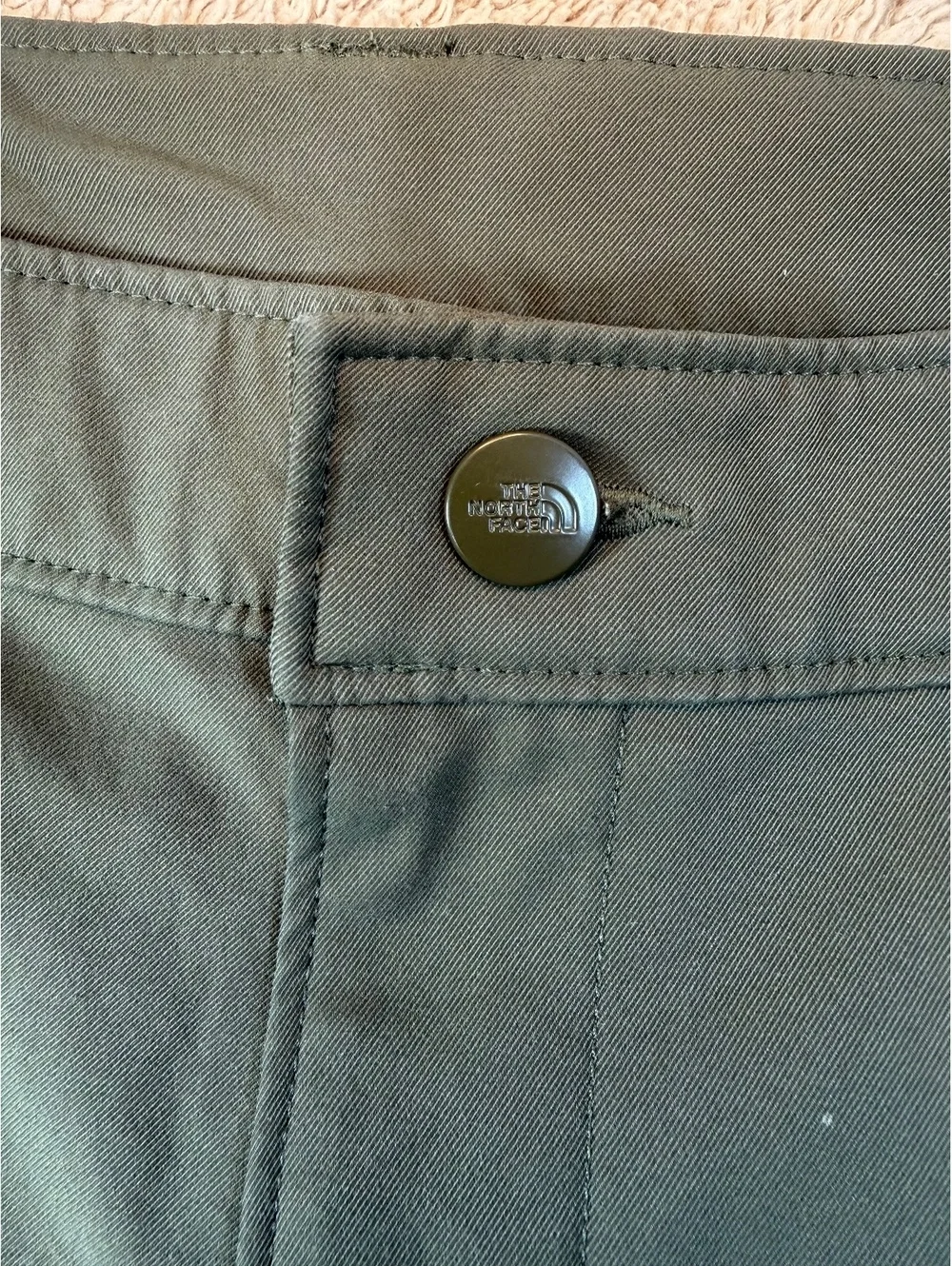 The North Face City Standard Modern Fit Pants Mens 34x32 Green Chino NF0A5A4K